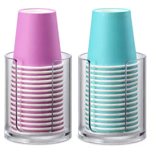 3-Pack (3oz Each) Plastic Small Storage Containers with Lids - Durable Compact Organizer Boxes Suitable for Travel, Bathroom & Kitchen - Hygienic Toothbrush & Pad Holders, Multipurpose Mini Containers
