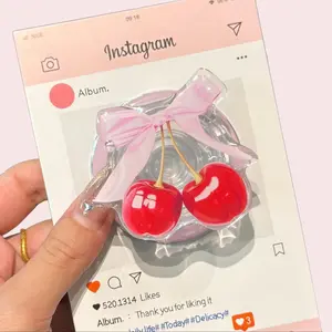 Cute Magnetic Expanding Phone Grip & Stand,Secure Grip for iPhone MagSafe Cases, Comfortable One-Touch Holding,Kickstand for Hands-Free Viewing Smartphone Cellphone