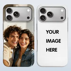 Custom Any Photos Phone Case for iPhone 17 Pro Max 17Air 16 Plus 15 14 13 12, for Samsung Galaxy S26 Ultra S25 Edge S24 Plus S23 S22 S21 S20 FE, Shockproof Durable 2 in 1 Scratch Resistant New Material Protective Cellphone Casing Cover, Perfect Gift