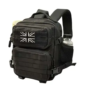 Men Women Tactical Backpack, Multifunctional Backpack, 9L Three-Day Assault Pack, Small Capacity Shoulder Bag with Molle System, Nylon Sports Bag