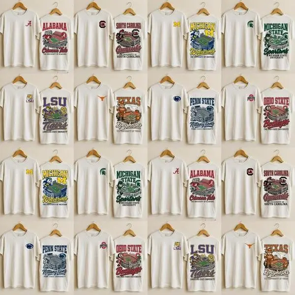 Customize Full Team Vintage White T-Shirt, Unisex Throwback Sports Shirt, Football Mascots Tee Unisex Throwback Sports Sweatshirt, Womenswear