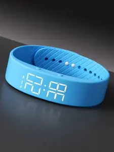 Unisex Digital Watch with Alarm & Stopwatch, Durable Silicone Band, Waterproof Design, Step Counter, Calorie Tracker, Night Vision Display