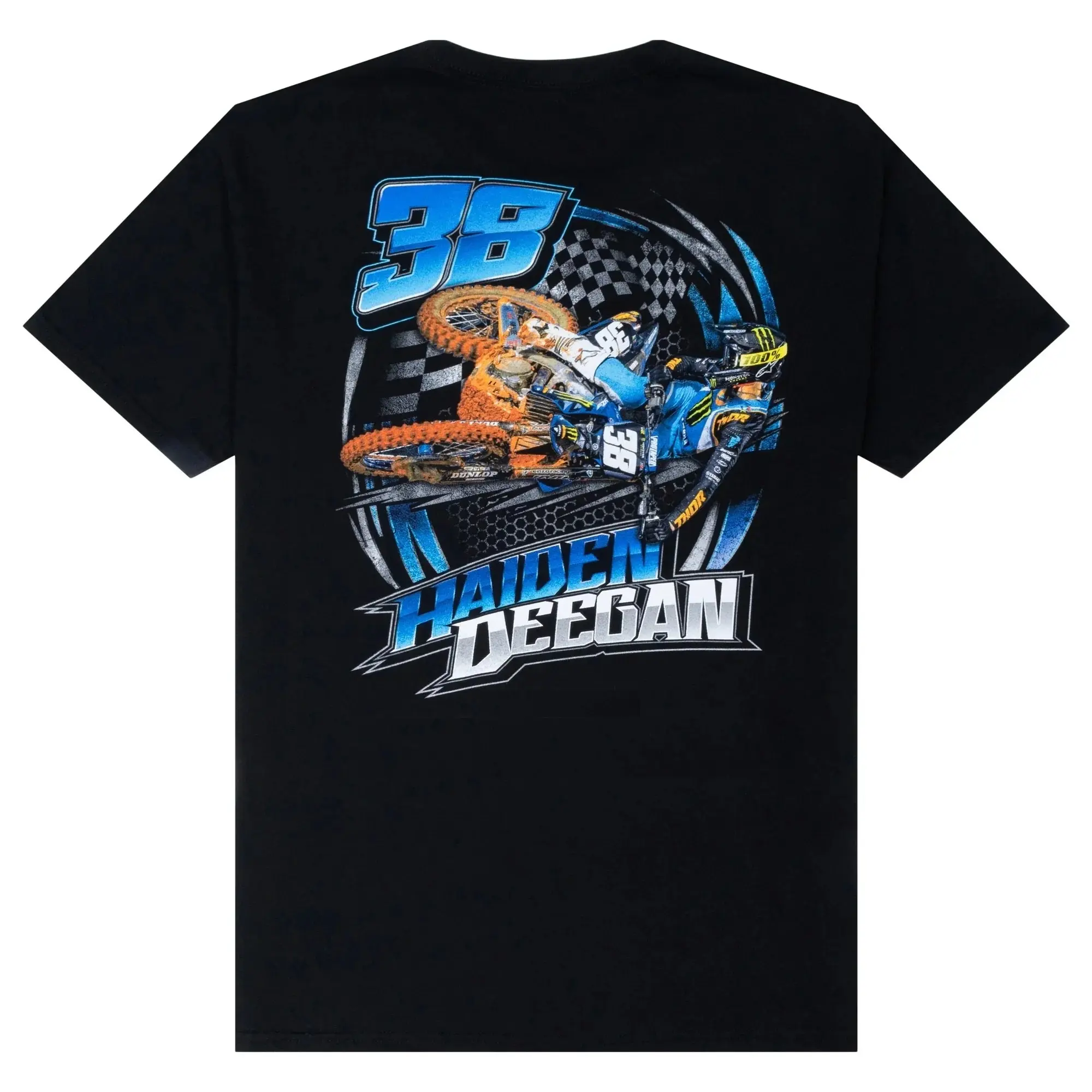 Haiden Deegan #38 OMX Motocross Rider Graphic T-Shirt Sweatshirt Hoodie 2 Sided Moto Fan Gift Tee