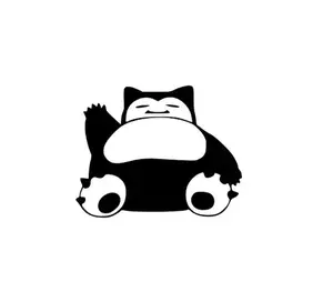Snorlax Great For Cartrucklaptoptumbler Sticker