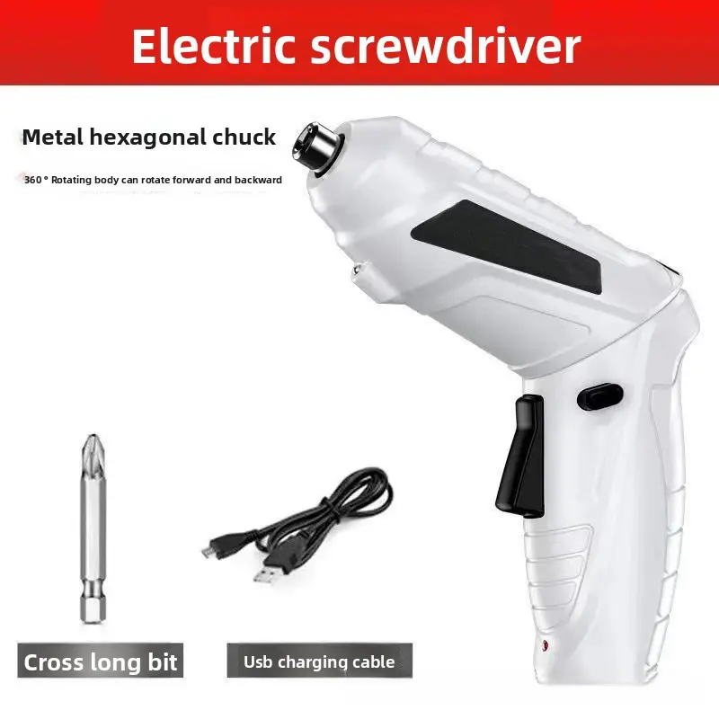  Straight/Gun Handle 2PC White Packed in Paper Box