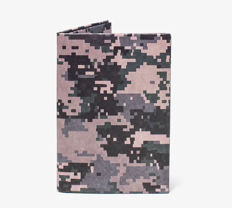 Urban Camo Micro Wallet - 1.3mm Slim Design, Waterproof, Eco-Friendly, RFID Protection, Holds 8 Cards & Cash, Artistically Designed