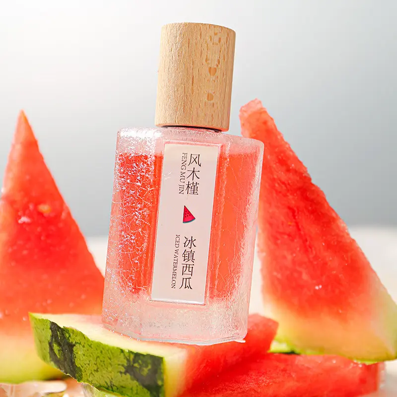 Women's Perfume with Iced Watermelon & Smoked Peach - Long-Lasting, Light Fruity Fragrance, Aromatic Sweet Scent for Daily Wear, Daily Wear Fragrance, Everyday Fragrance, Aromatic Fruity Fragrance