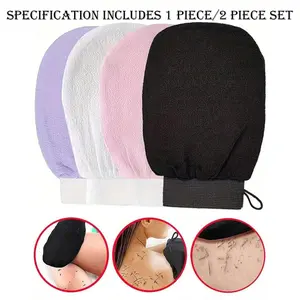 Deep Exfoliating Glove, Korean Exfoliating Glove for Smooth & Radiant Skin, GentlyYet Effective, Cleanses Dry Dead Skin, 100% Viscose Fabric Exfoliating Mitt, Exfoliant Scrubber Glove, Exfoliating Tool