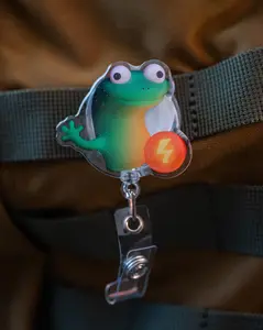 Lizard Meme Defib Badge Reel