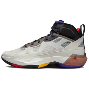 Nike Men's Air Jordan 37 PF High-Top Basketball Shoes - Light Bone, Cushioned, Grippy, Breathable Support, Basketballshoes