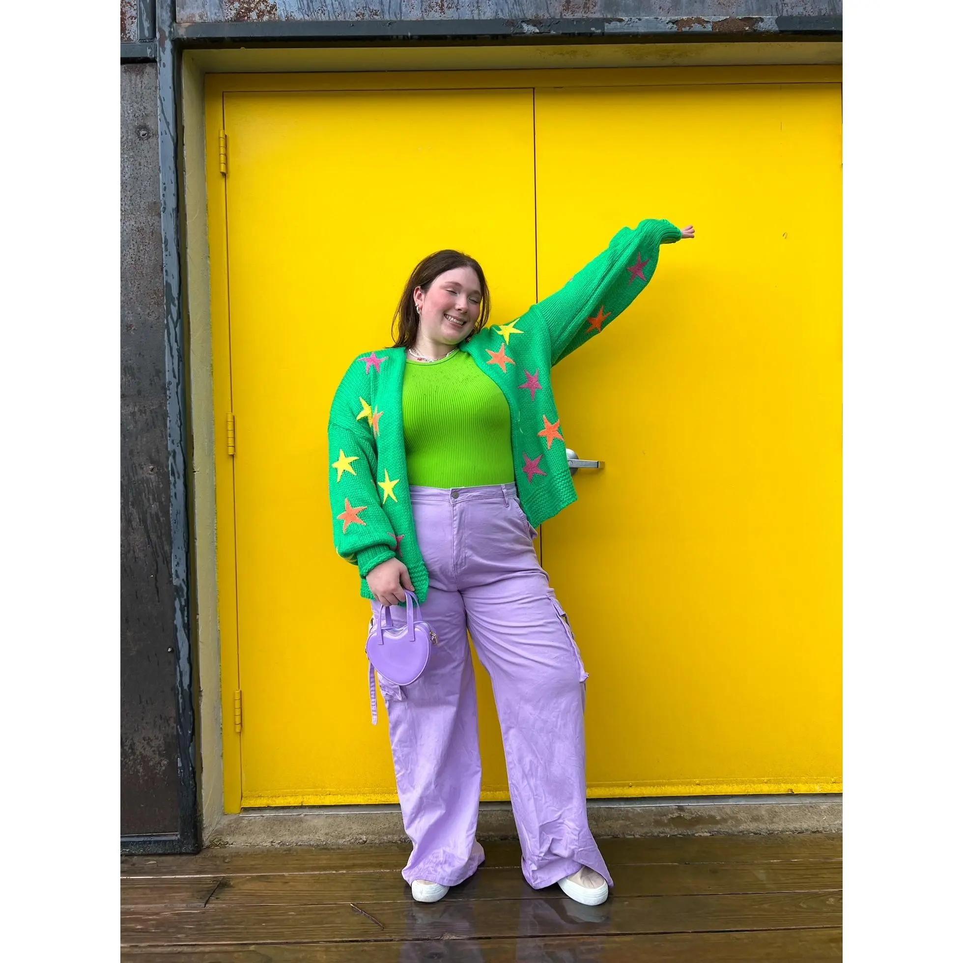 Lavender Cargo Pants (S-3x)