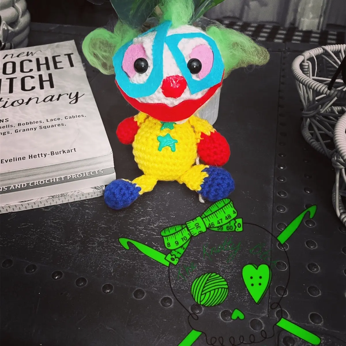 Clown plushie