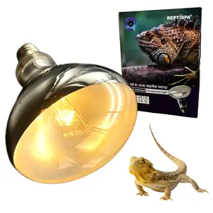 Heat Lamp Bulb, 80 Watt Full Spectrum UVA UVB Reptile Heat Bulb, Basking Spot Light, Simulate Natural Sun Light for Reptile and Amphibian