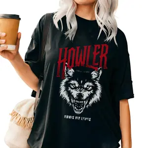 Vintage Howler Heavy Metal Shirt, Red Rising Inspired Bookish Tee, Omnis Vir Lupus Quote Top, Hail Libertas Hail Reaper Graphic, Dystopian Rebel Fan Merch, Dark Fantasy Aesthetic, For Men For Women