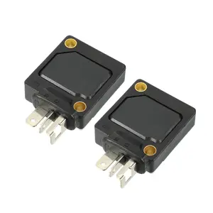 2pcs Ignition Control Module, Inner Ignition Module Control Unit No.E30124910 for Mazda RX4 RX5 RX-7 FB 12A 13B 1981-1985 ABS Black
