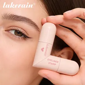lakerain 1 Count Eyeliner Stamp Pen, Quick-Drying, Long-Lasting & Smudge-Proof, Beginner-Friendly, 2 Shades Available, Classic & Versatile for All Makeup Looks, Must-Have Beauty Essential