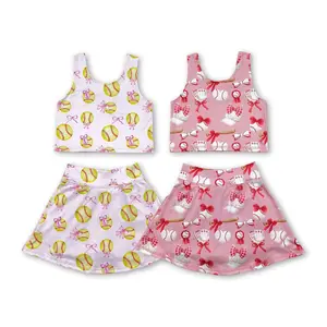 Girl Atheletic Clothes Game Day Yoga Outfit Quick Dry Sports Clothes
