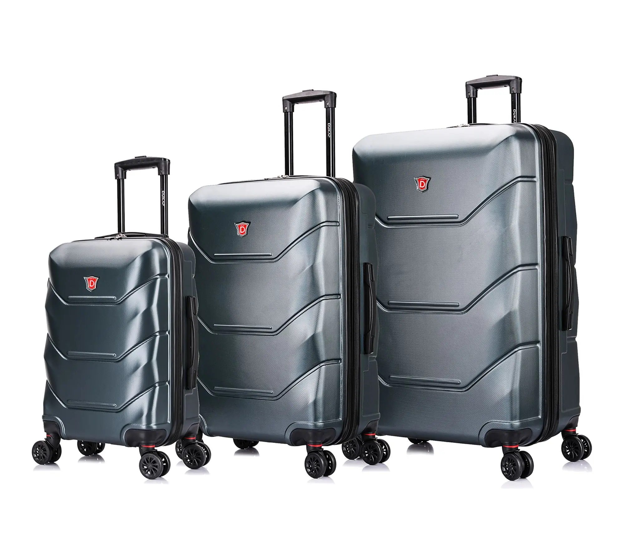 DUKAP Zonix Lightweight Hardside 3 Piece Luggage Set DUKAP Zonix Lightweight Hardside 3 Piece Luggage Set