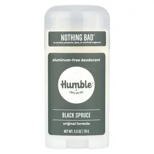 Humble Brands Aluminum-Free Deodorant, Black Spruce, 2.5 oz (70 g)