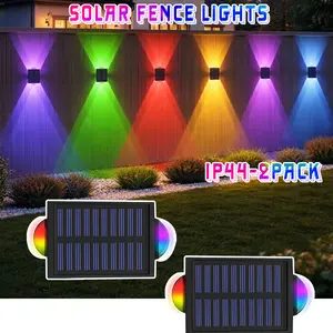 LED Wall Pack Light with Dusk-to-Dawn Solar Lights Outdoor , Forward Throw, Waterproof Outdoor Wall Light Fixture,Patio, Deck, Backyard, Garden
