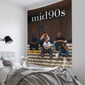 60in x 40in  home decor banner Mid 90S Movie Anime Tapestry Indian Buddha Wall Decoration Witchcraft Bohemian Hippie Wall Hanging Sheets funny hanging poster fan bedroom living room gift