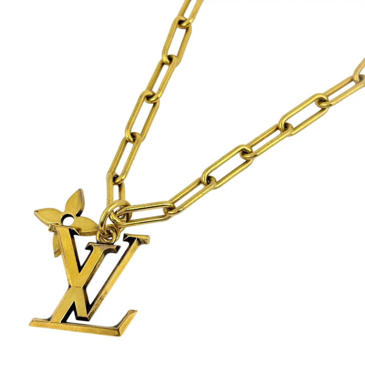 Pre-owned Louis Vuitton Collier LV Flower Necklace (JP)