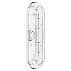 Dustproof Electric Toothbrush Travel Case, Portable Clear Toothbrush Protective Box Compatible with Oral B, iO and Philips Sonicare Electric Toothbrushes