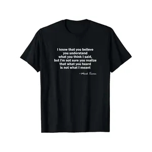 Men'S Plus-Size T-shirt, Size 0XL-5XL | Interesting Sayings, What I Heard Was Not the T-shirt I Wanted to Express - 180g 100%, Super Soft, Multifunctional, Fashionable, Comfortable, Breathable, Crew Neck, Short Sleeve, Loose Fit