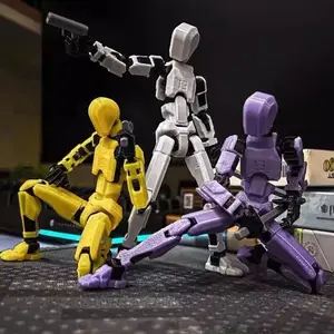 Custom DIY Articulated 13 Robot Dummy Action Figure 3d Printing Action Figure T13 Multi-jointed Movable Robot