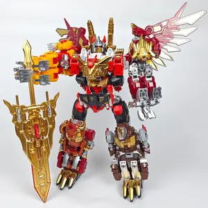 YUEXING Predaking Mechanical Beast Robot Transformation 26CM 6IN1  Predacons  Action Figure Child Toys Gift