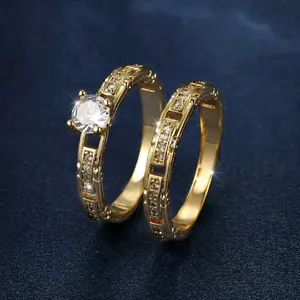 Double Stacked Stone Accent Ring for Women necklace