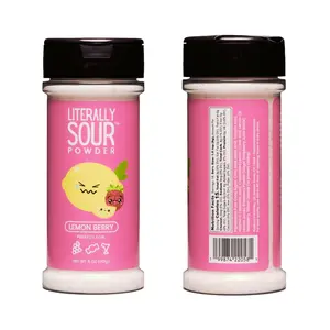 Literally Sour Powder | Levels of Sour • Made in USA • Gluten‑Free & Dye Free • Ideal for Fruits, Drinks, Lemonade & Candy (Lemon Berry)
