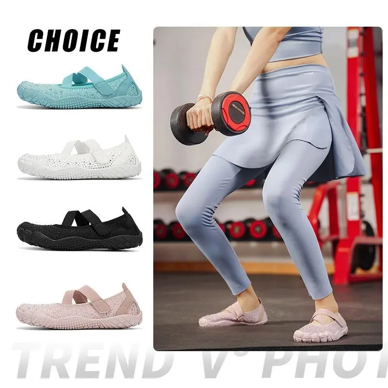 Women's yoga shoes - Breathable Ballet Training & Gym Sneakers, Comfortable Flats for Casual Daily Wear, soft soles non-slip, for dance training, indoor fitness,All Seasons Sports Footwear, Elegant, Shoes For Women, Sport Ready, Walking Shoes