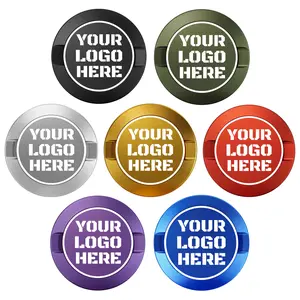 Custom Premium Metal Storage Can - Laser Engraved Aluminum Tin, Metal Can, Portable EDC Container, Gift for Him, Travel-Friendly Organizer