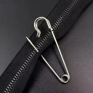 Stainless Steel Safety Pin, 10pcs/set Durable Safety Pin, Sewing Accessories for Blanket, Skirt, Bag, Canvas, Home Decor, DIY Craft