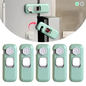 Refrigerator Locks 5 Pack, Fridge Locks with Sticky Adhesive Pads, Safety Locks for Doors, RV Refrigerator, Oven Lock Safety Cabinet Locks - Grey Updated#MothersDayGift #GiftsForHer summervibes