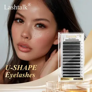 Lashtalk U Shape 3D 4D 5D U Eyelash Extensions C D Curl Mix8-15mm Bloom Premade Fans Volume Lashes Air Material Natural Mink False Lashes From Nagaraku