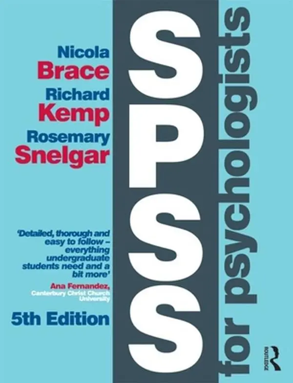 USED-SPSS for Psychologists: Fifth Edition by Brace, Nicola (Paperback)