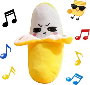 Baby Musical Sensory Toy,nteractive Musical Plush Toy with Sounds，Sensory Activity Learning Educational Kid Toy,Fun Christmas and Birthday Gifts Suitable for Multiplayer interaction (Yellow Banana)
