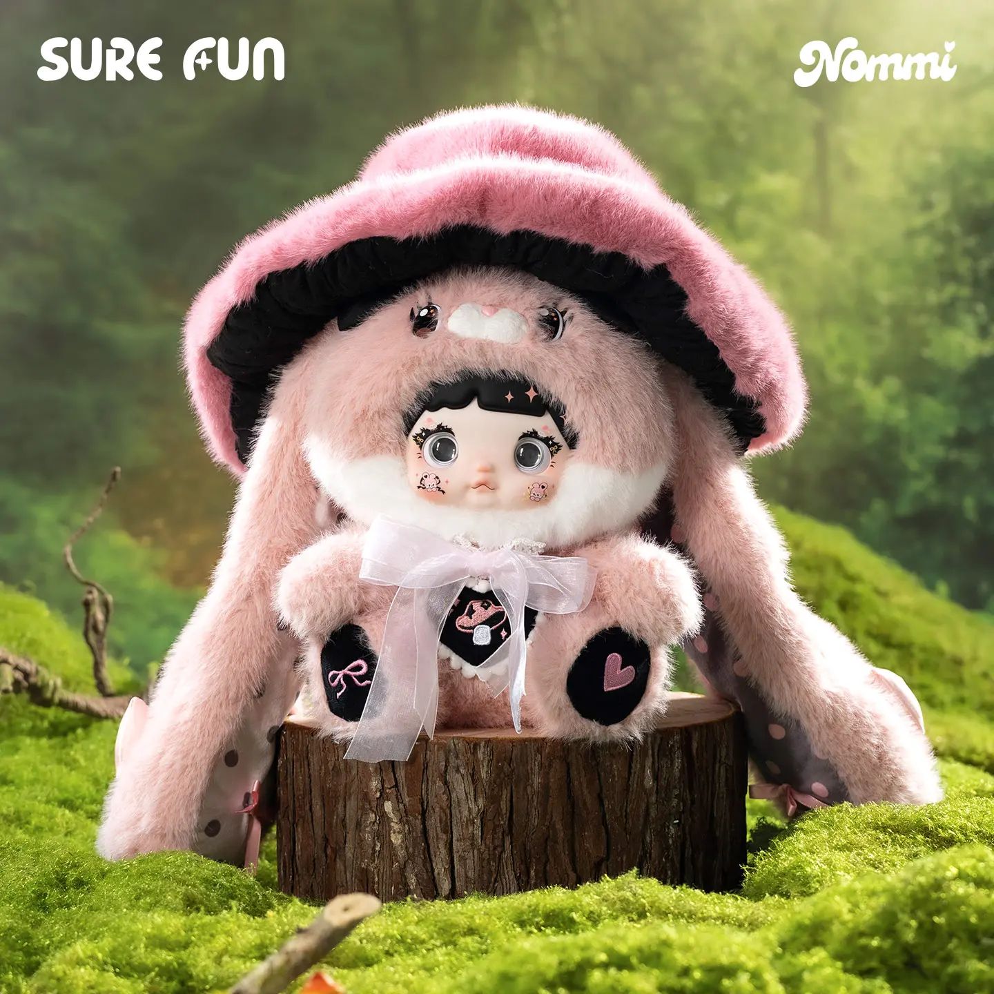 TOPTOY Nommi Mushroom Hat Plush Blind Box 400% Series Limited Edition Box - Blind Bag Collectible, Decorative Toy, Holiday Birthday Gift, Home & Office Decoration, Summer Finds, Collectibles Blind Bag tiktokshopbacktoschool
