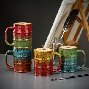 20oz Large Coffee Cup, Microwave & Dishwasher Safe, Perfect for Home and Office Use, Best Gift for Family and Friends, Drinkware Cup