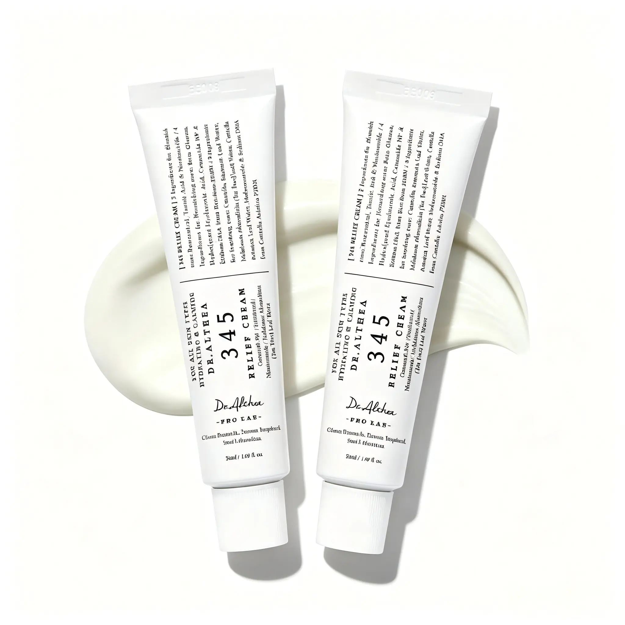 2pcs [Dr.Althea Official] 345 Relief Cream - Daily Face Moisturizer, Blemish Relief Care, Soothing Recovery, Vegan Korean Skincare  Brightening