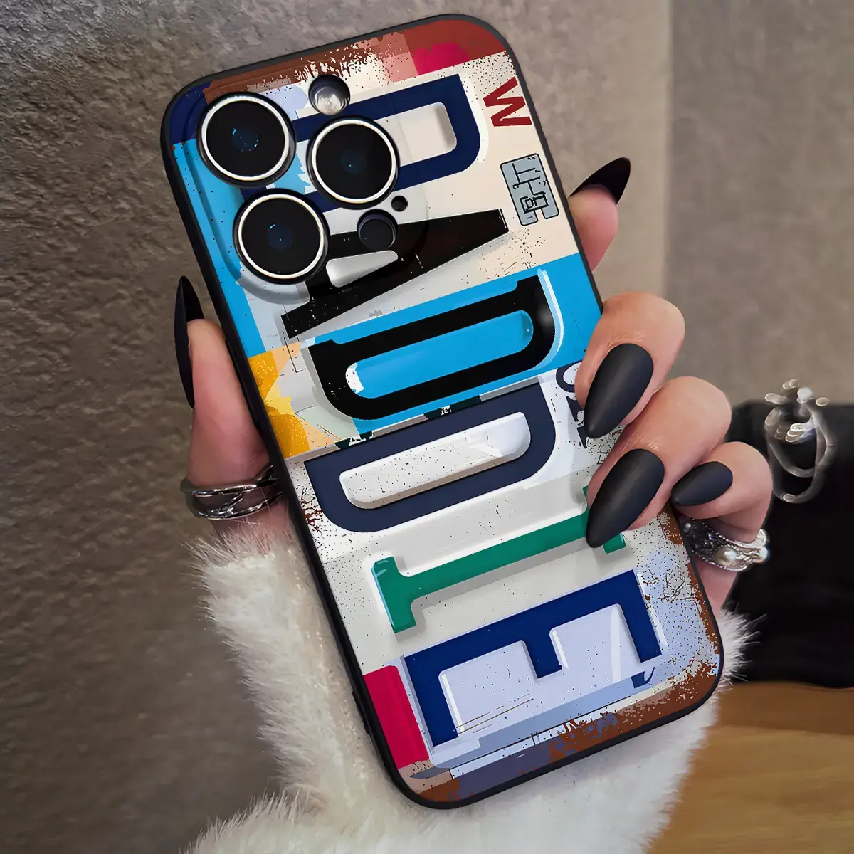 BADDIE patterned TPU shockproof soft case with license plate design, compatible with iPhone 17/16/15/14/13/12/11/X/XS/XSMAX/17E, anti-shock and drop-proof phone case, a holiday gift for friends, family, and yourself, Cover, Accessories, Casing, Protection