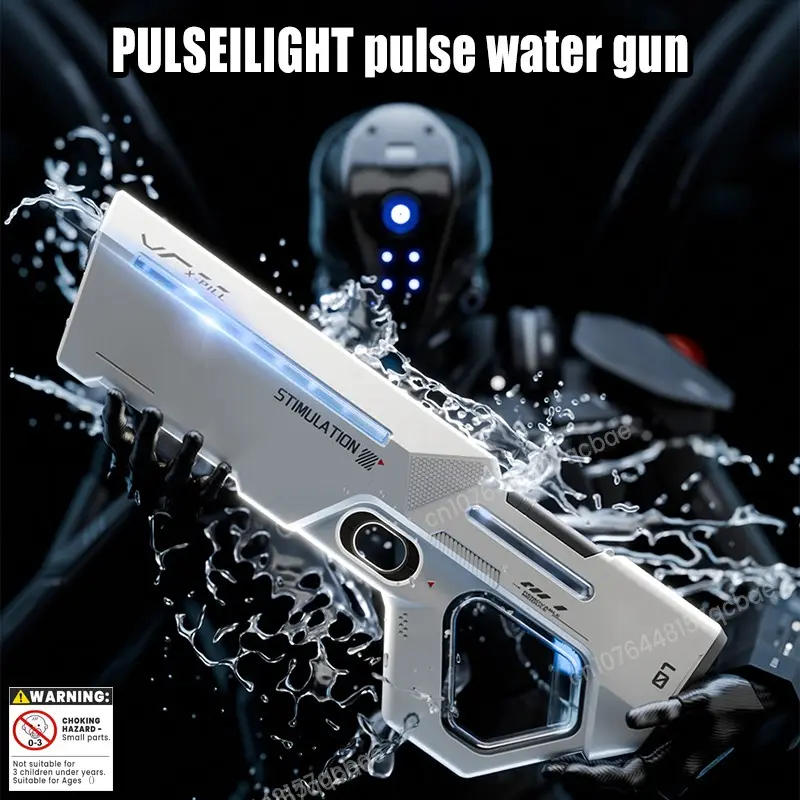 New Electric Water Gun, Water Blasters, Water Squirt Guns, Automatic Absorption, Large Capacity, Outdoor Summer Toy, Gift Idea, Kids' Water Play Equipment