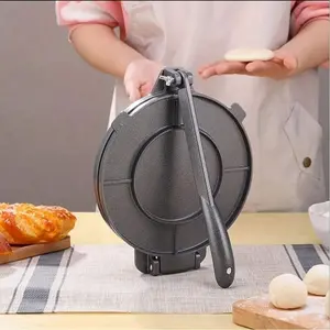 Round Handmade Pressing Mold for Dumpling Wrappers, Baozi Skin, Flatbread DIY Presser, Manual Pie Maker Tool, Kitchen Essential