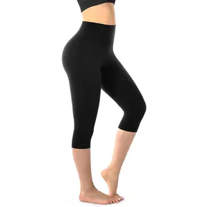 Buttery Soft High Waisted Capri Leggings for Women Gym Yoga Workout Stylish Activewear