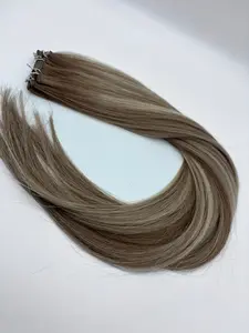 ALT Cool Dimensional Blonde Micro Weft 18” Human Hair Genius Weft - Rooted 5A/1006, 60g
