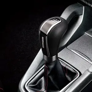 Universal Leather Gear Shift Knob Manual 5-Speed Handball Shifter Lever, Car Modification Personalized Design, Durable and Stylish, Car Accessories