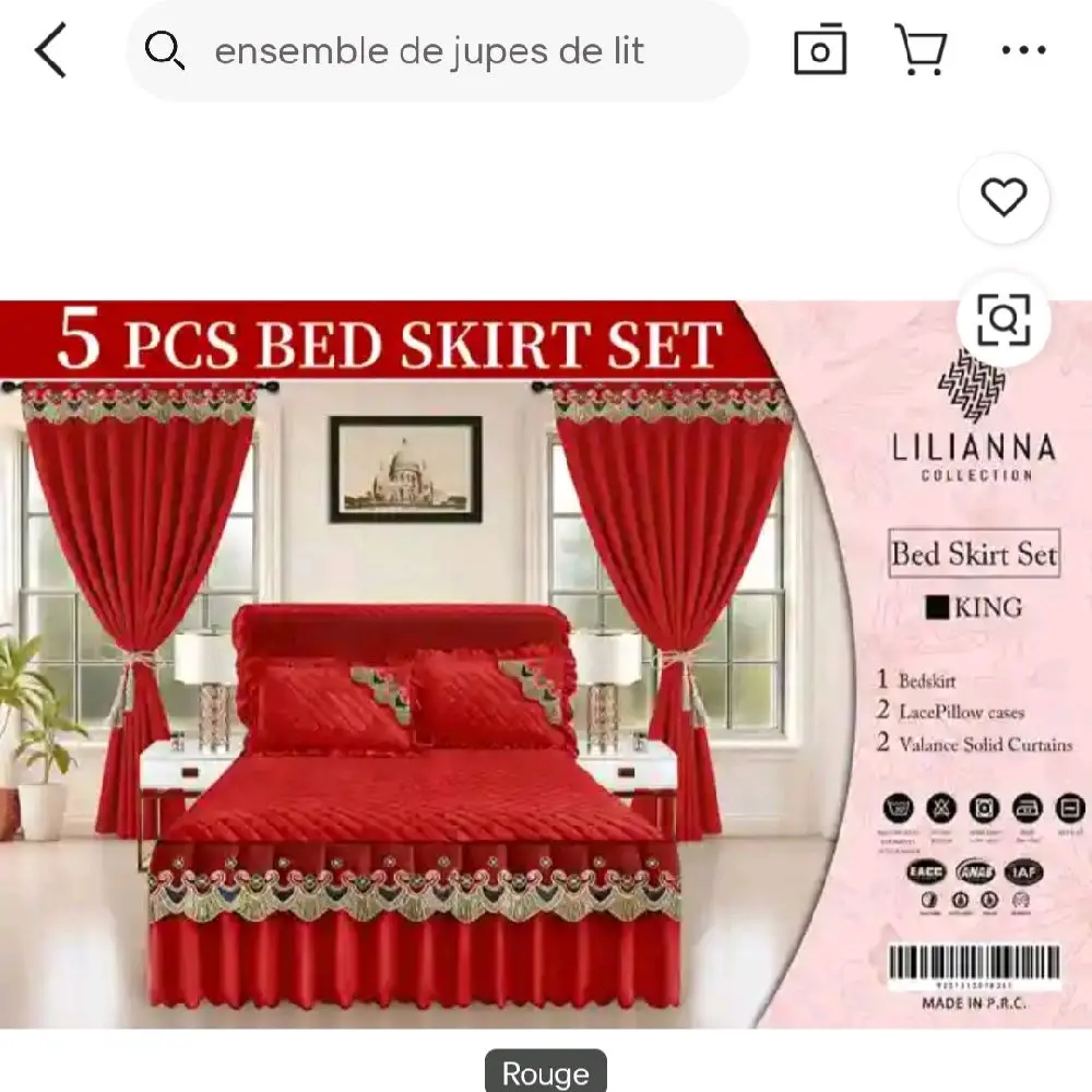 set bedroom 5 packs king size