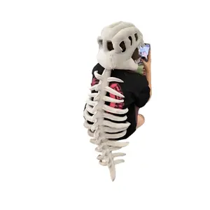 Christmas Skeleton Dinosaur Costume Set - Festive Display & Dancing Outfit in Cotton Material for Festive Occasions
